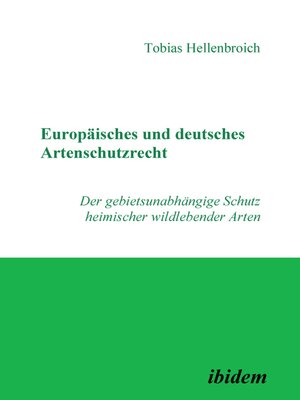 cover image of Europäisches und deutsches Artenschutzrecht